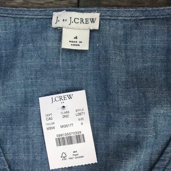 J.Crew woman’s denim blouse - Picture 4 of 8